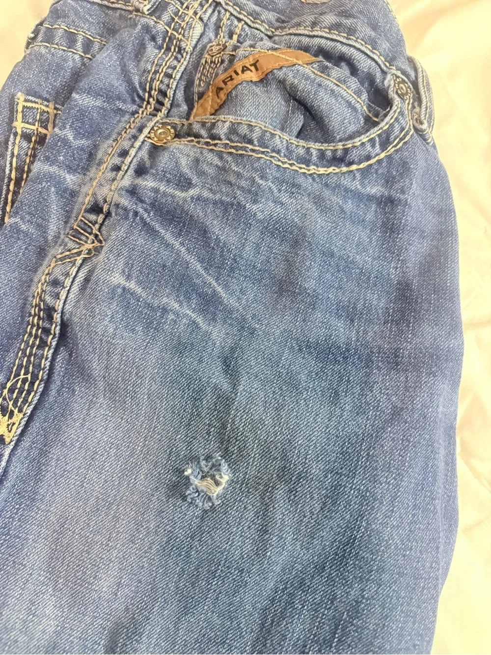 Ariat Men's Blue Denim Jeans